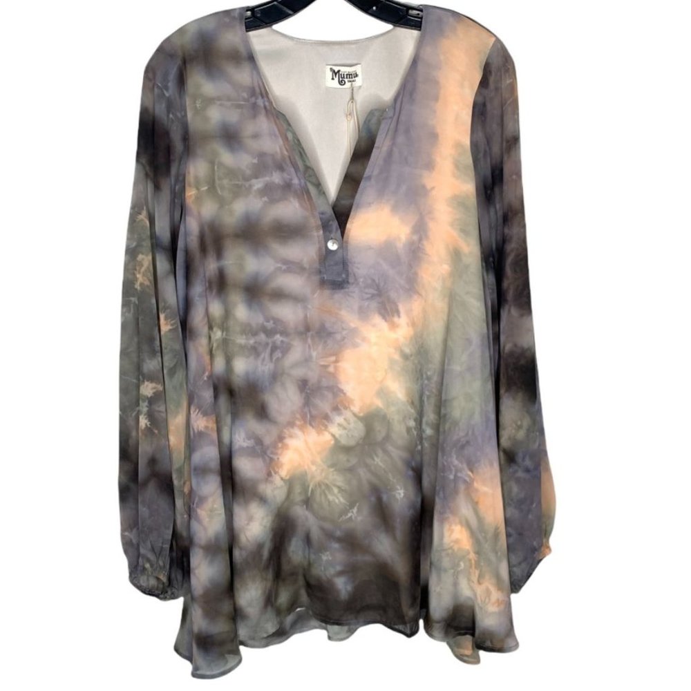 Show Me Your Mumu Jamie Tunic Grey Dye Dreams Dress